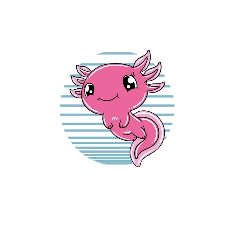 Axolotl drôle Axolotl mignon