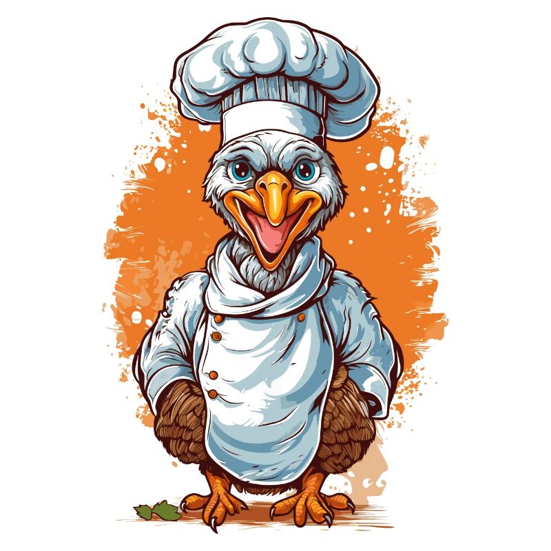 Cool dinde Chef joyeux cadeau de Thanksgiving