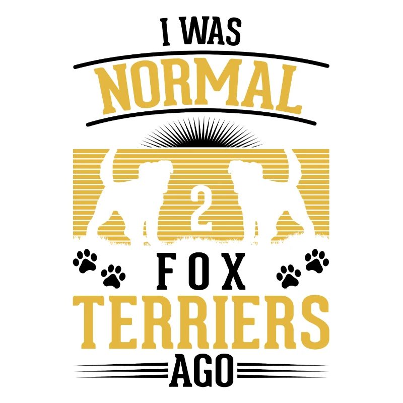 Fox Terrier à poil dur cadeau