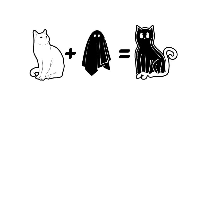 Funny Halloween Ghost Cat Halloween Funny Ghost Ca