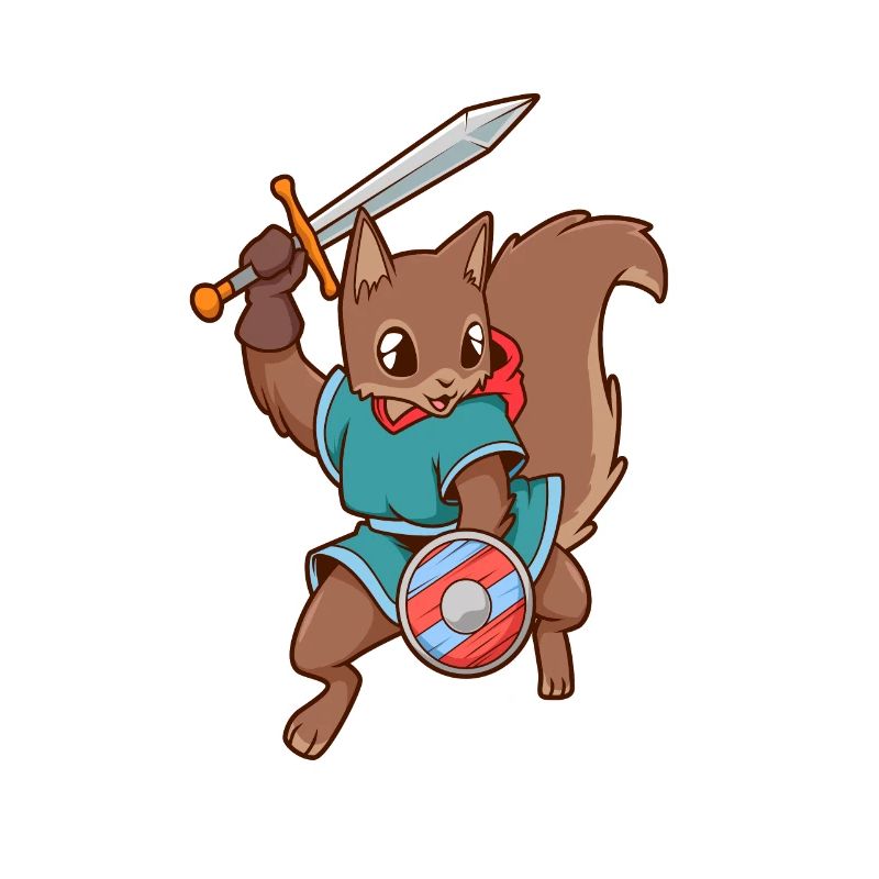 RPG Character - Fighter - Squirrel