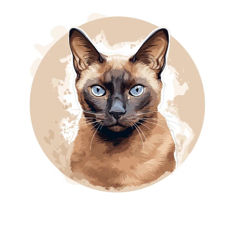 Chat birman Birmanie Katze