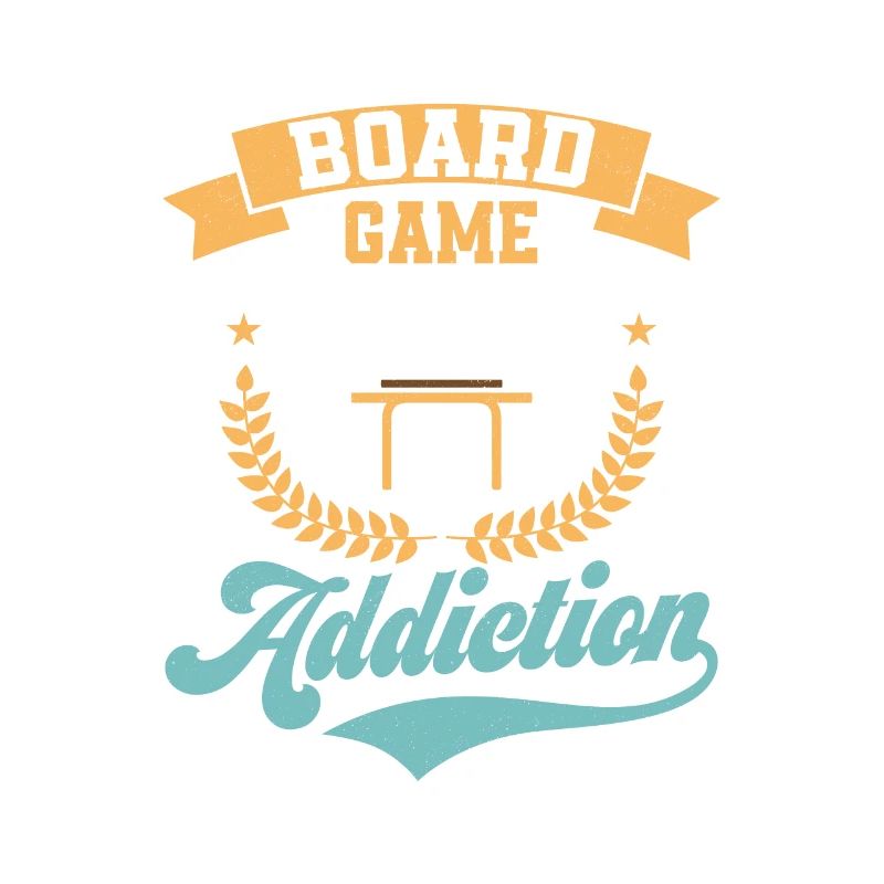 Board Game Addict Nerd Gamer Tabletop Player