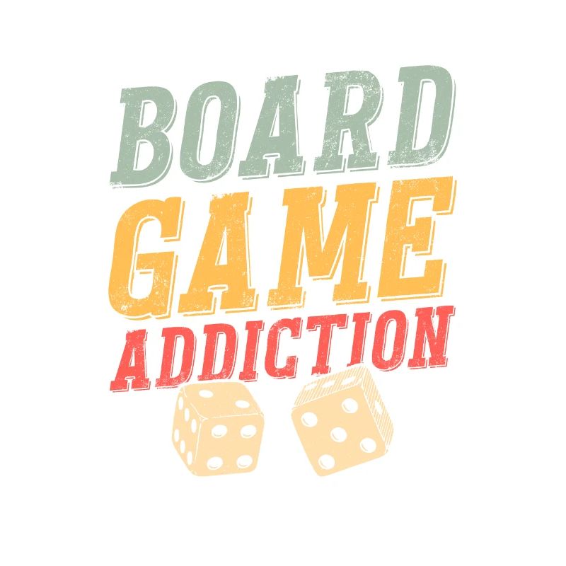 Board Game Addict Tabletop Player Nerd Gamer