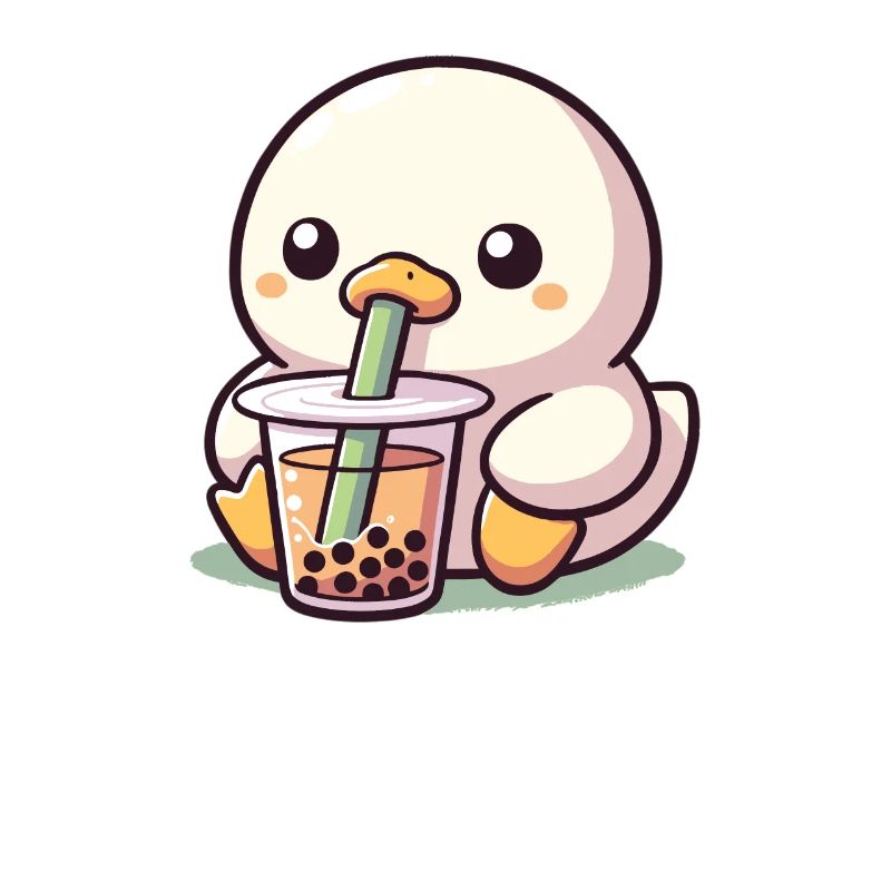 Kawaii Duck Bubble Tea Boba Duck