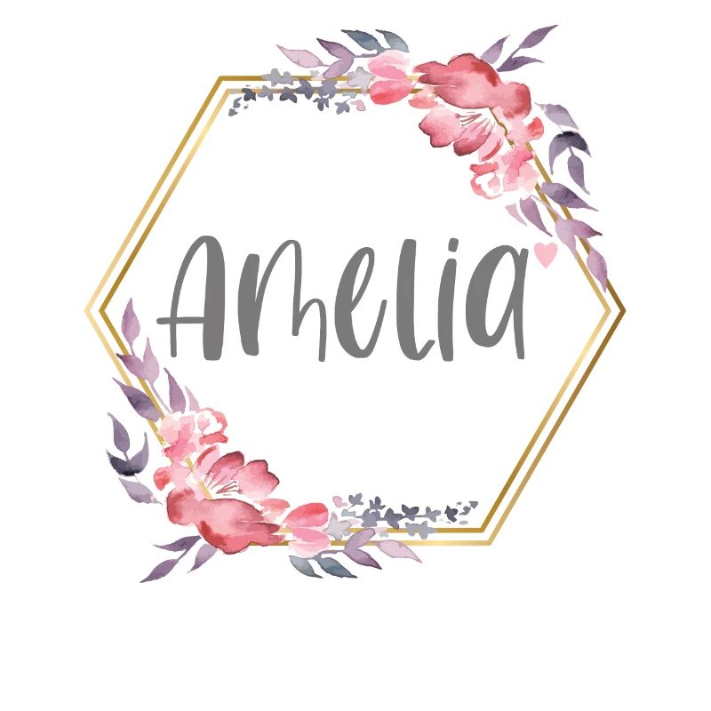 Amelia Mädchen Name Baby Geschenk