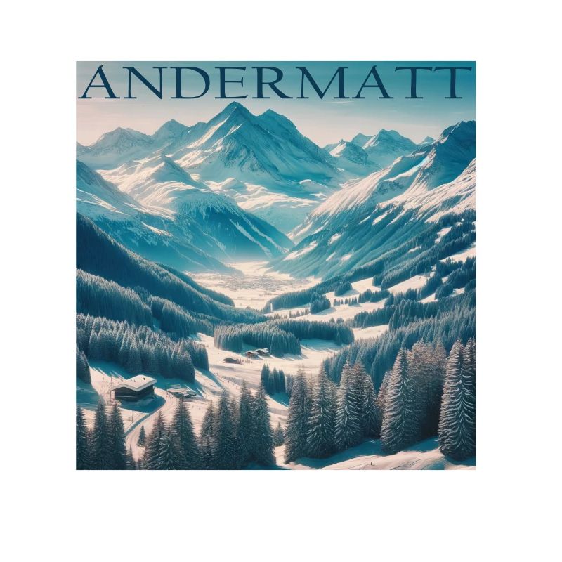 Andermatt, Schweiz - Skiurlaub in atemberaubender