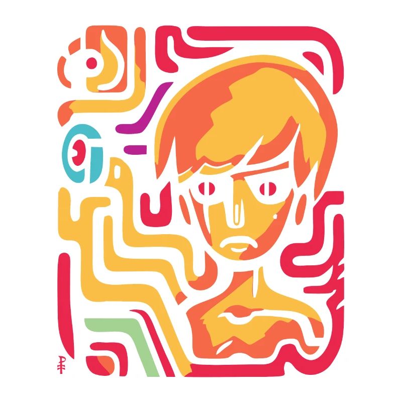 Art abstrait : Labyrinthe de l’
