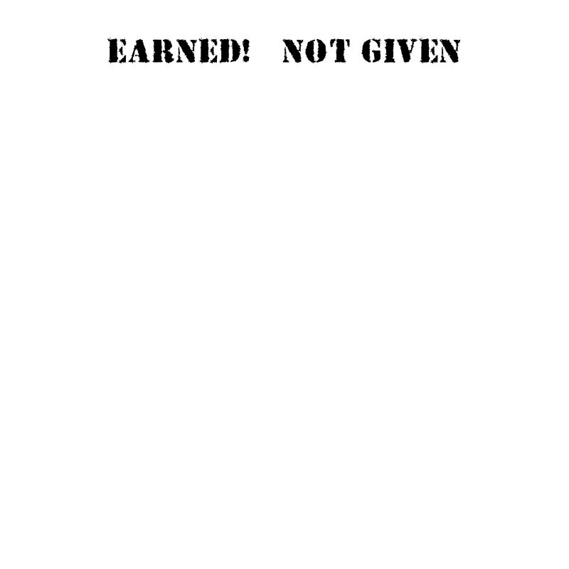 Fitness - Earned, not given