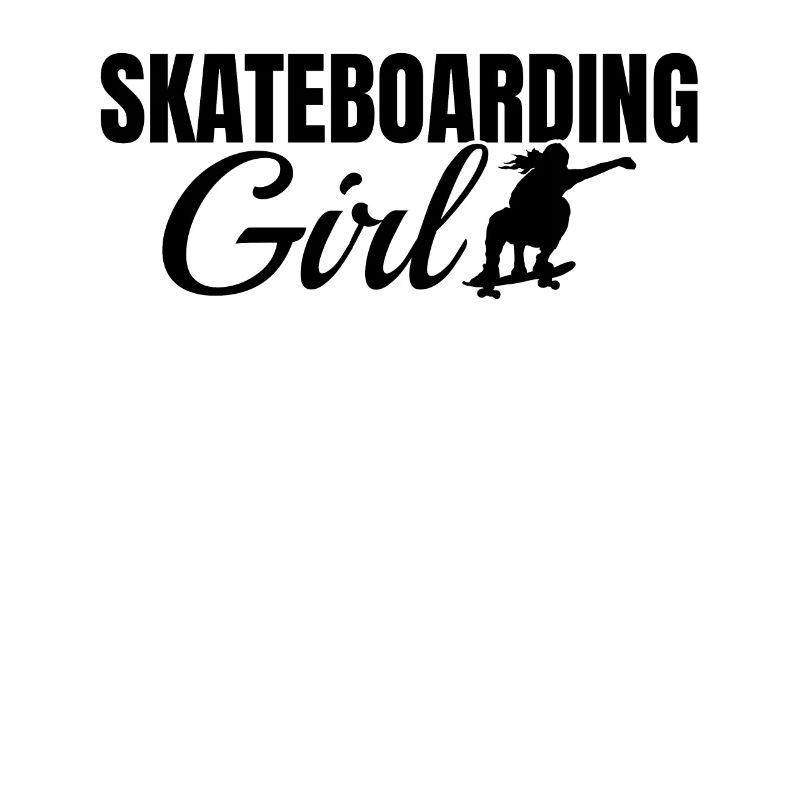 Fille de skateboard