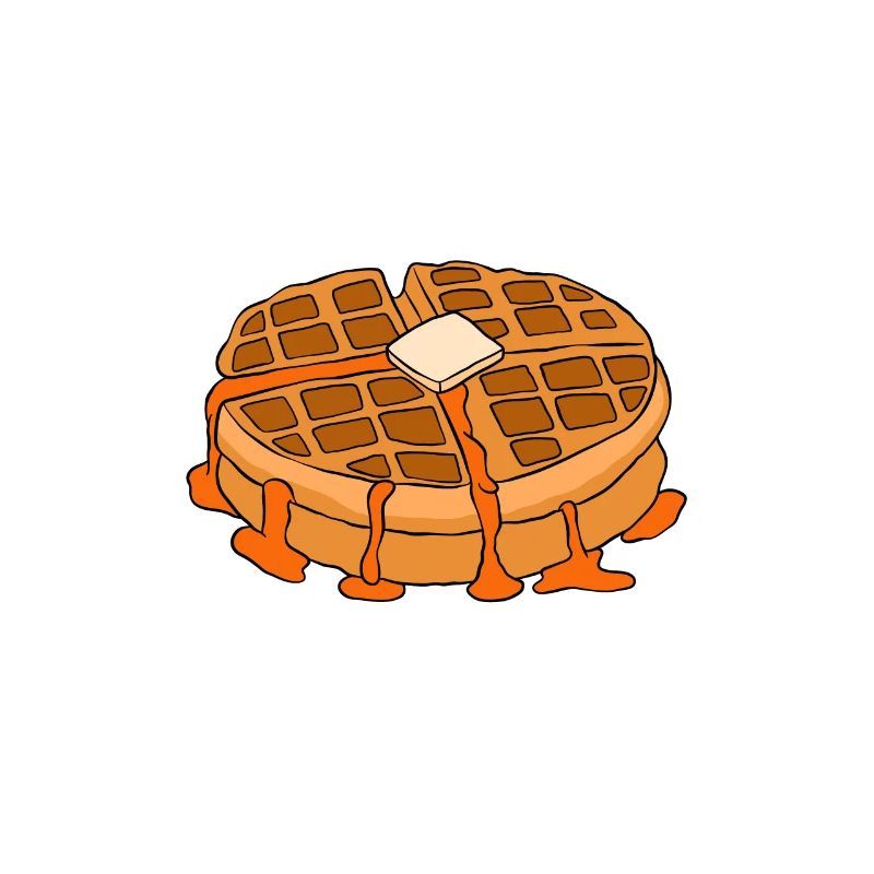 Waffle making waffle maker