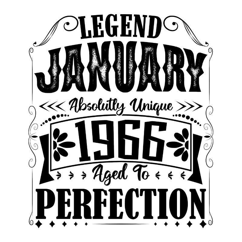 Januar 1966. Januar 1966 Geburtstagsgeschenk.