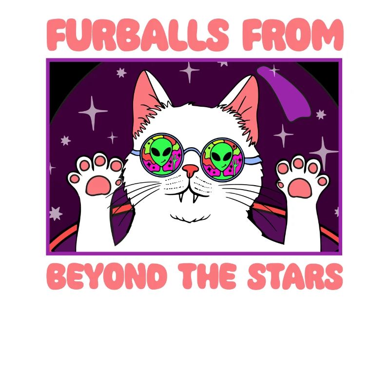 Cat Alien, UFO, UAP, Space, Space Flying Object