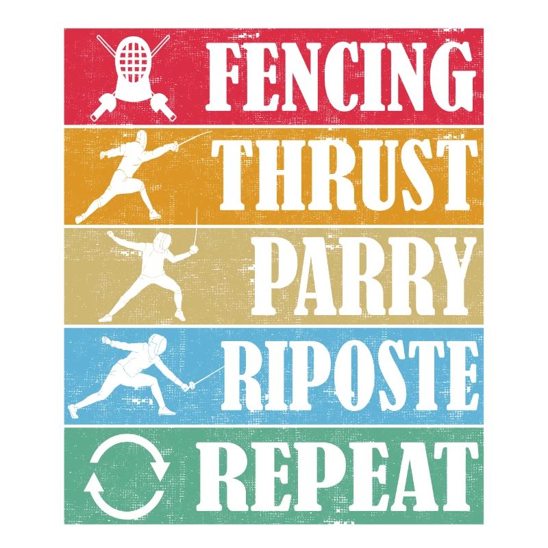 Fencing Thrust Parry Riposte Repeat