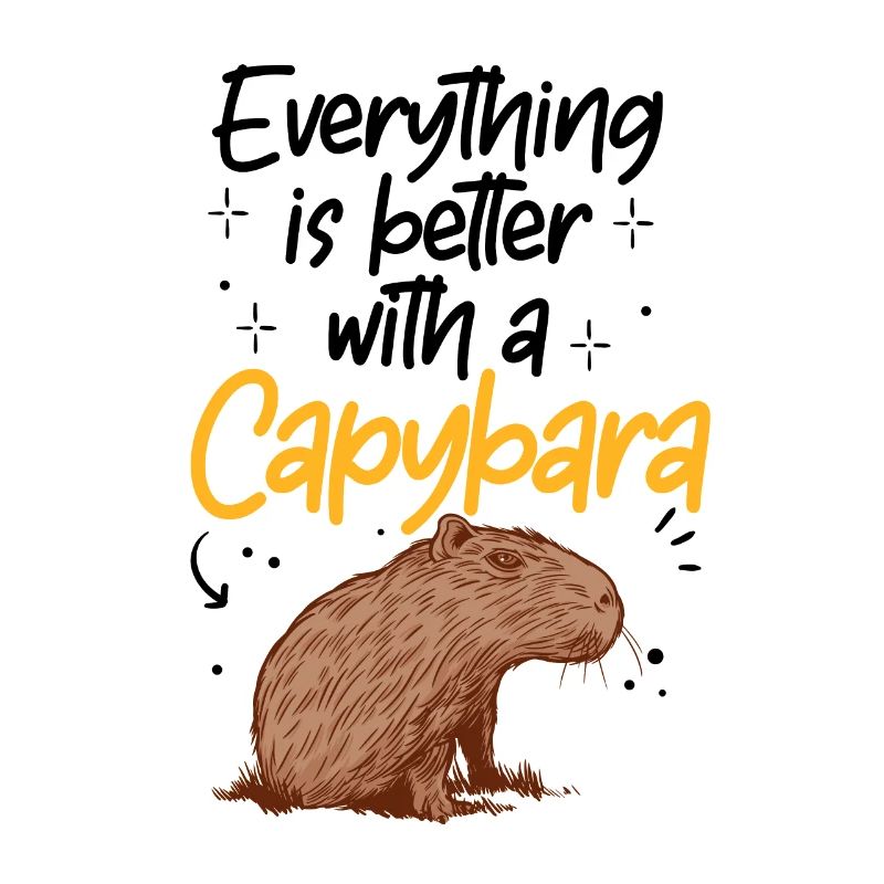 Tout est mieux avec capybara capybara