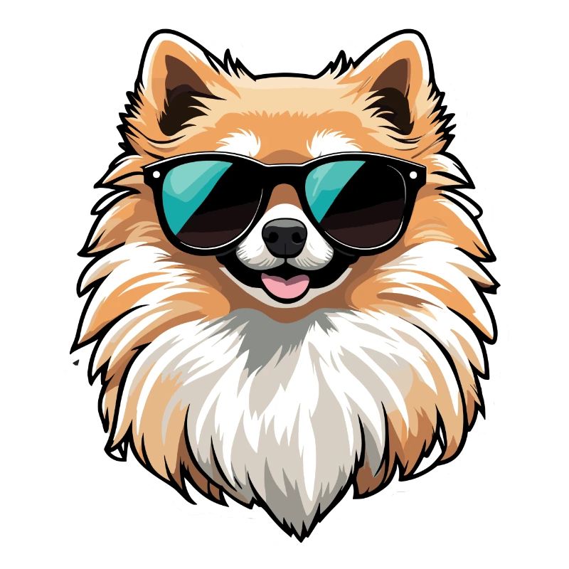 Pomeranian Drawing