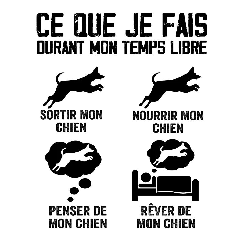 Ce que je fais durant mon temps libre Chien