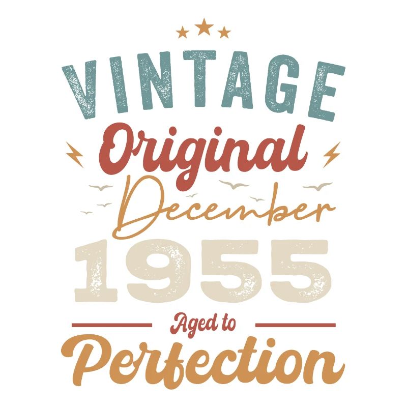Vintage Geburtstag - Dezember 1955 - Geschenkidee