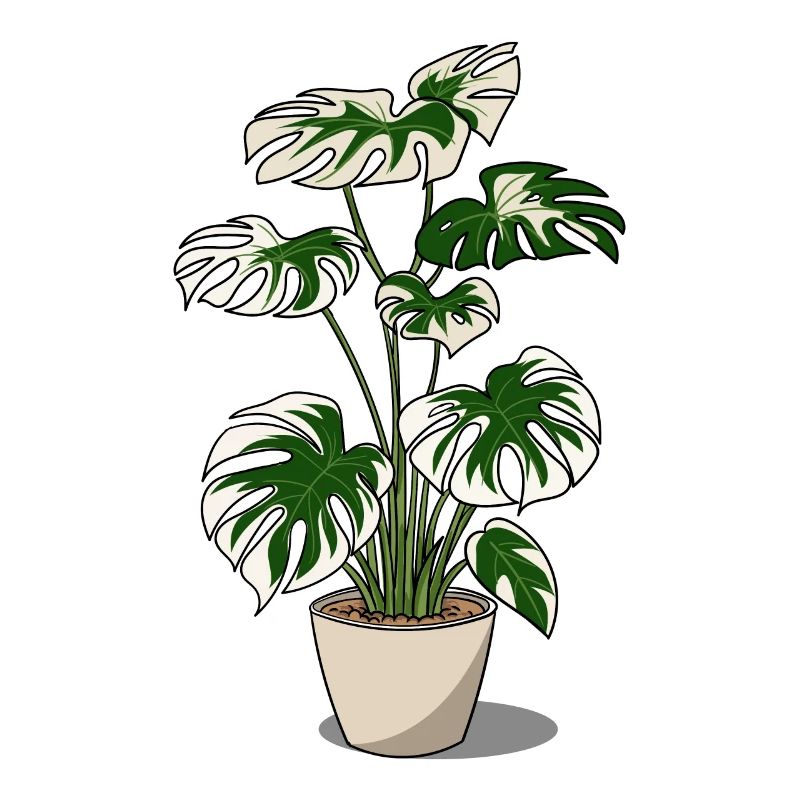 Monstera panaché