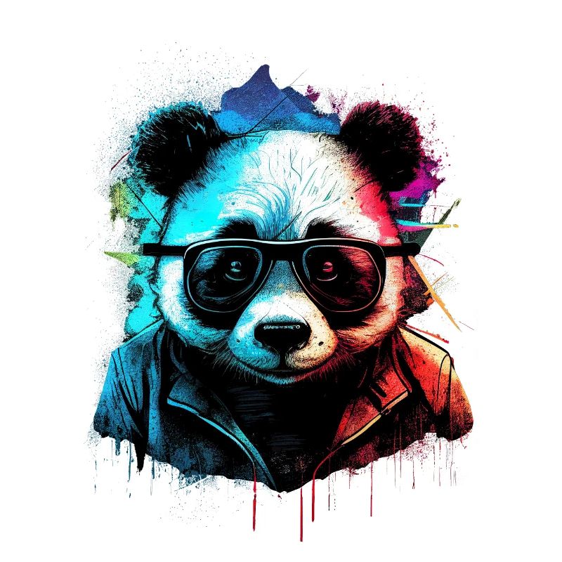 Futuristischer Panda