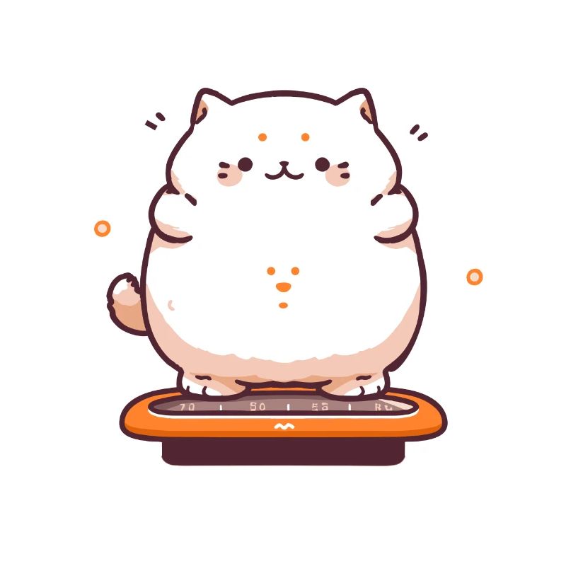 I've weighed myself I'm too small cat
