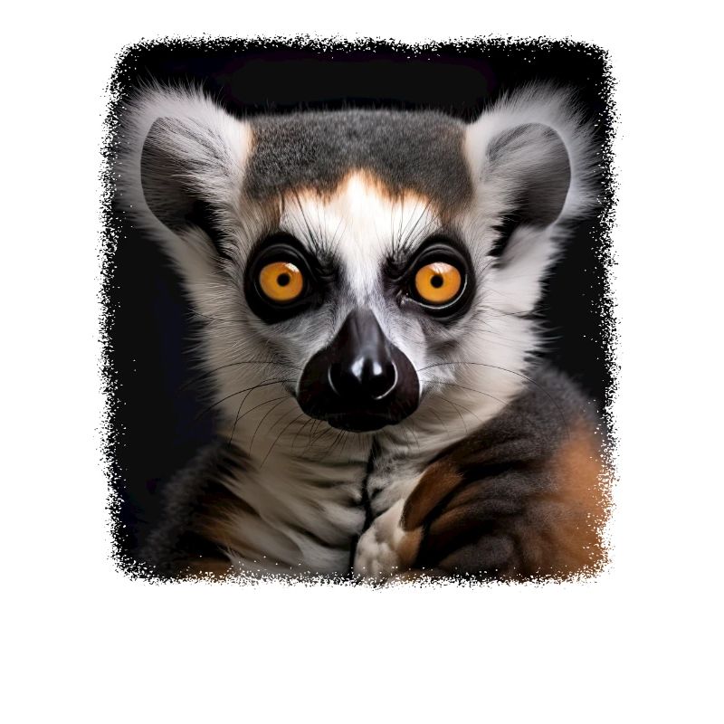 Ring-tailed lemurs realistic ring-tailed lemur