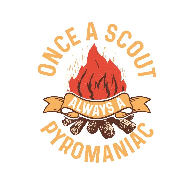 Scout's Flame: Forever a Pyromaniac Tee