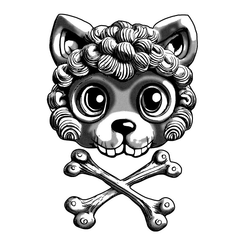 Hamster Skull: Unique Miracle Shirt.