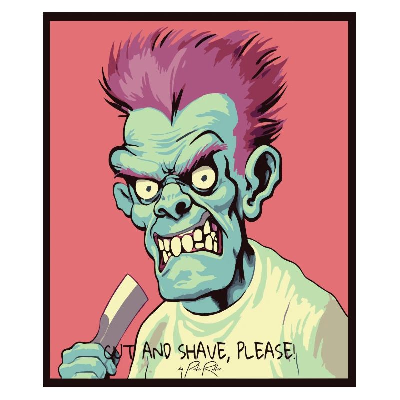Le salon de coiffure Coiffeur Zombie
