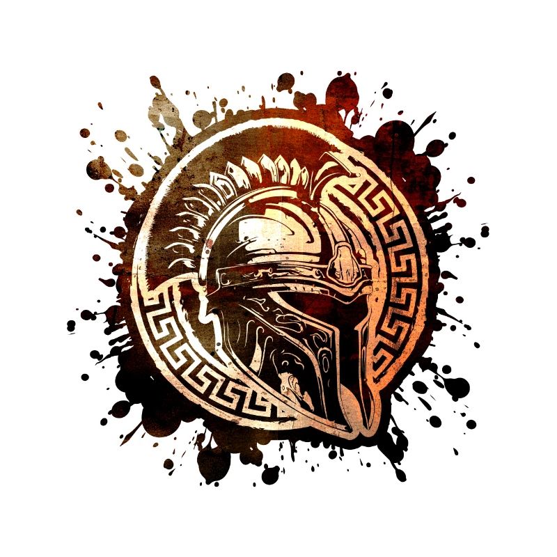 Spartaner Helm Motivation Gladiator