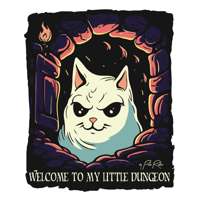 Bienvenue dans le donjon du chat maléfique