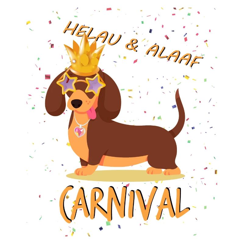 Teckel, Carnaval, Carnaval, Helau, Alaaf, Roi
