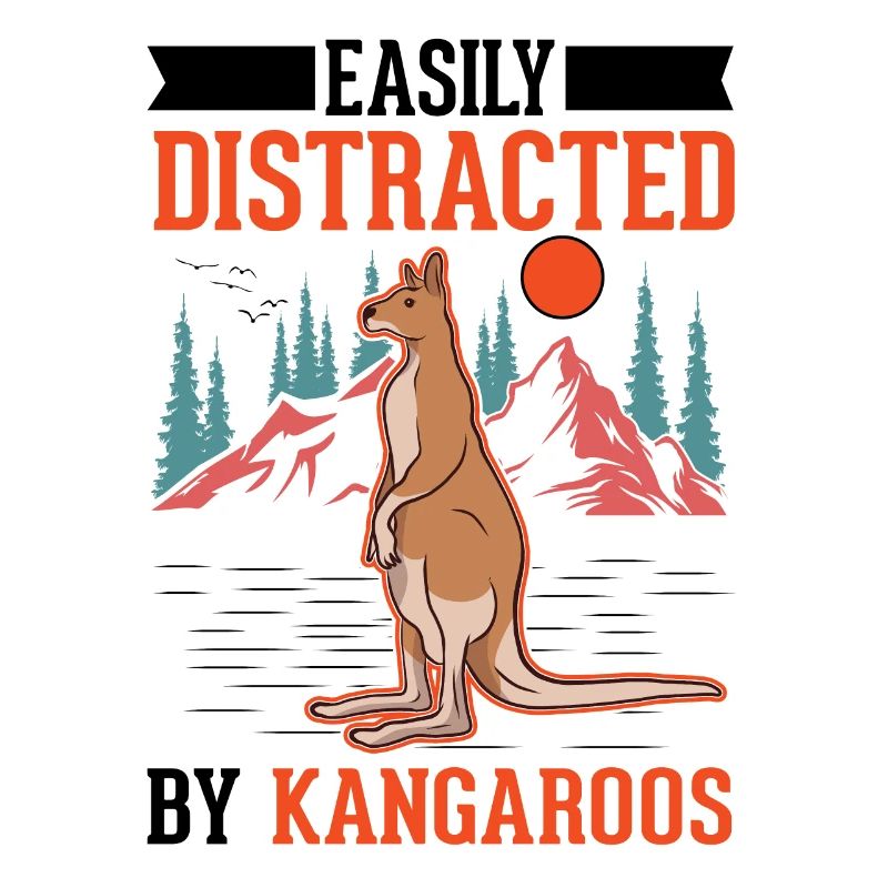 Easily distracted by Kangaroos Känguru