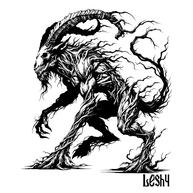Slavic Leshy Mythical Creature Pagan Forest Nature
