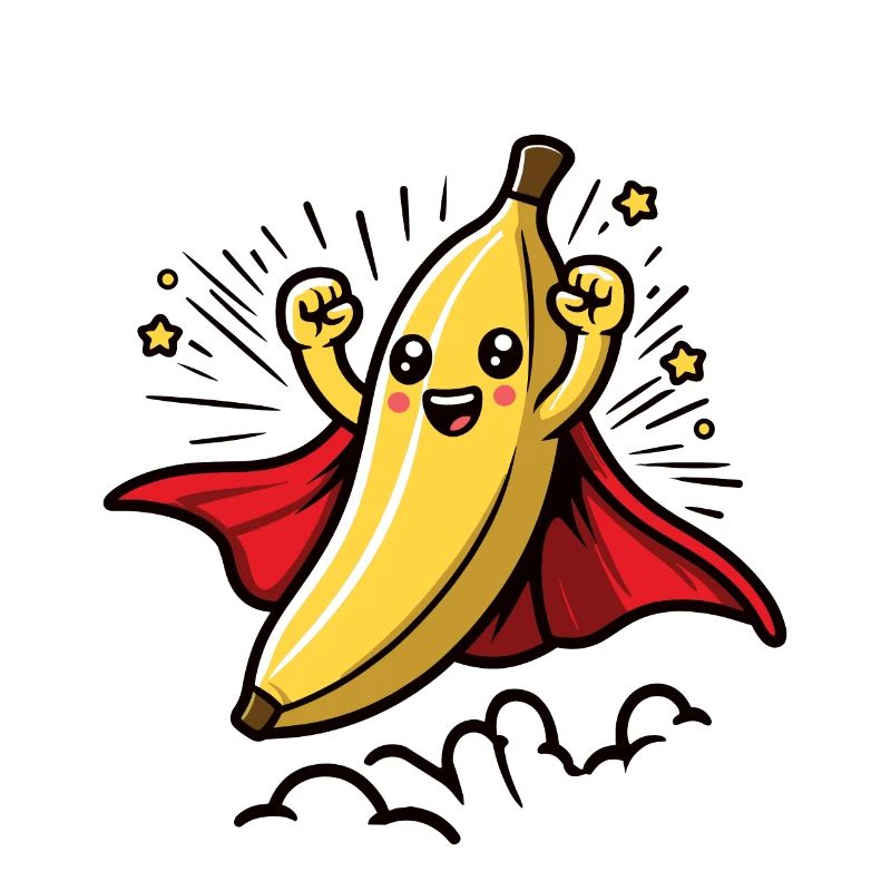 Banane Superheldin