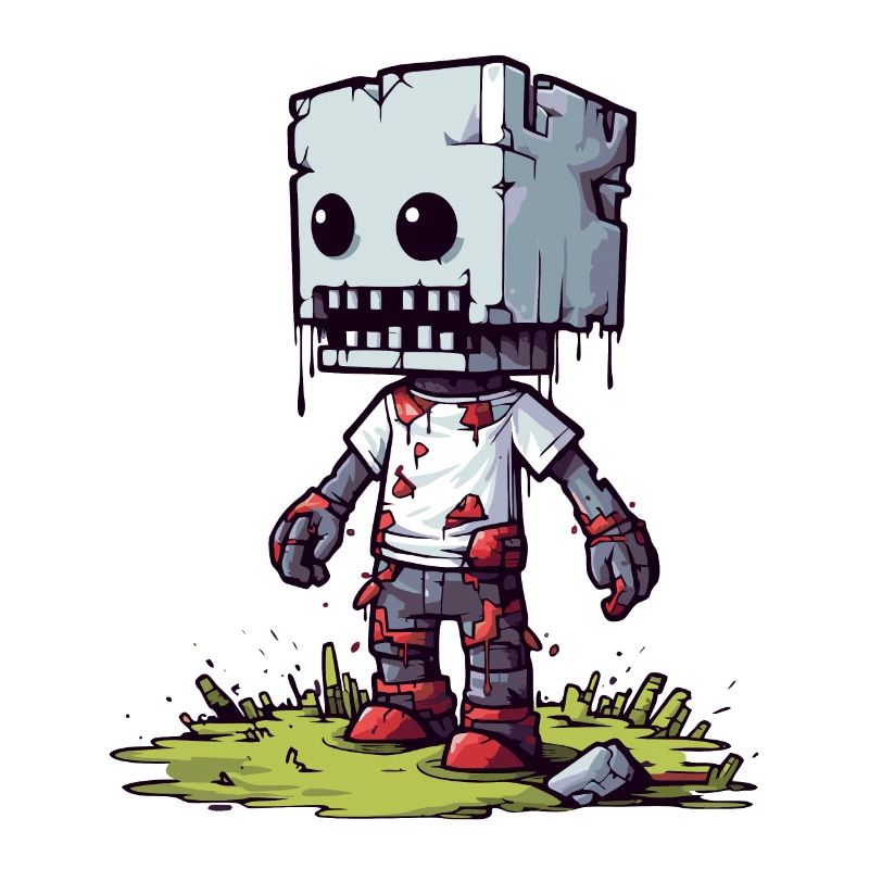 Pixel Zombie pixélisé