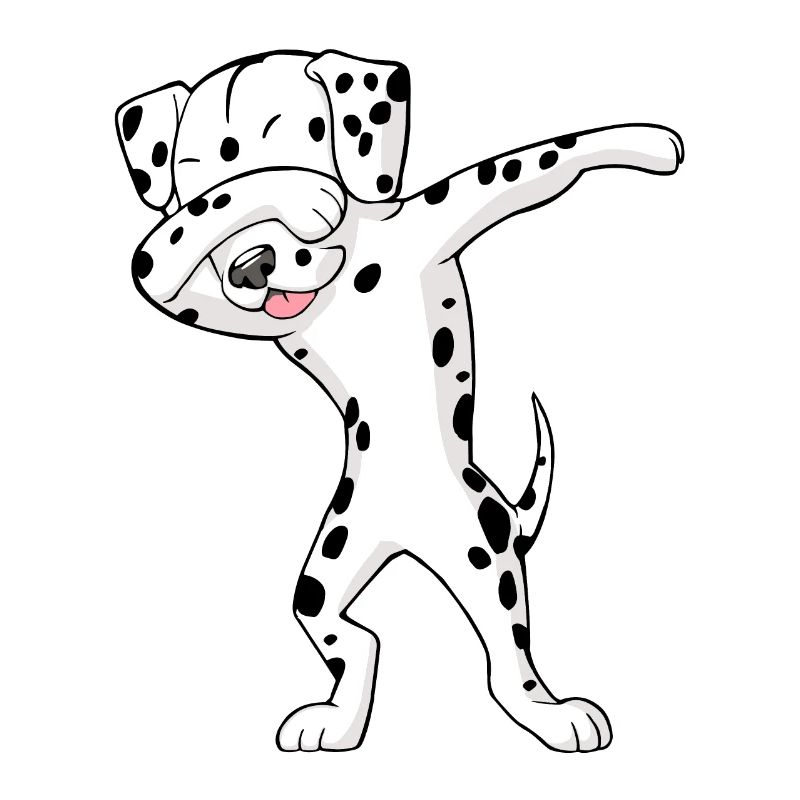 Dalmatien Dab Dabbing Dalmatien