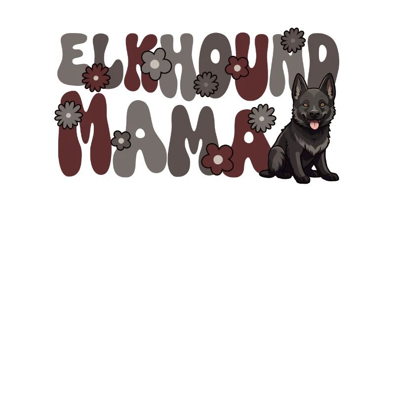 Norwegian Elkhound Groovy Elkhound Mom