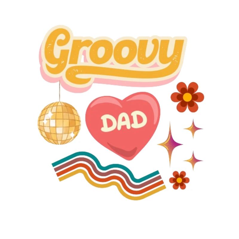Groovy Dad Cool Dad Retro Font Design