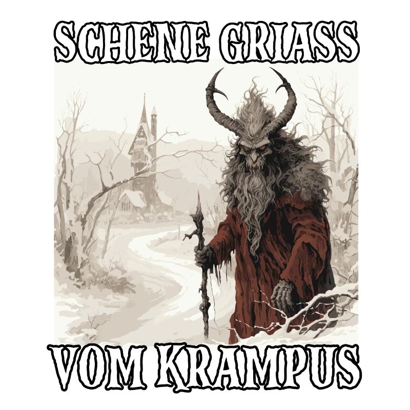 Krampus T Dämonischer Weihnachtsmann Kramperl