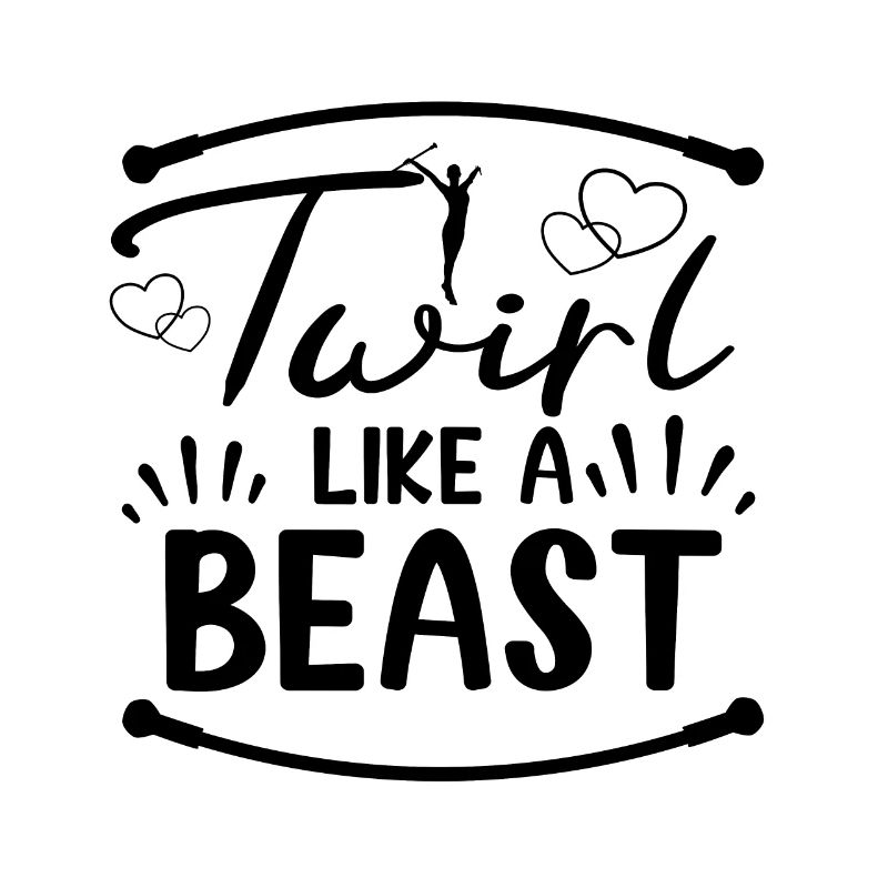 Twirler Majorette Twirl Like A Beast Baton