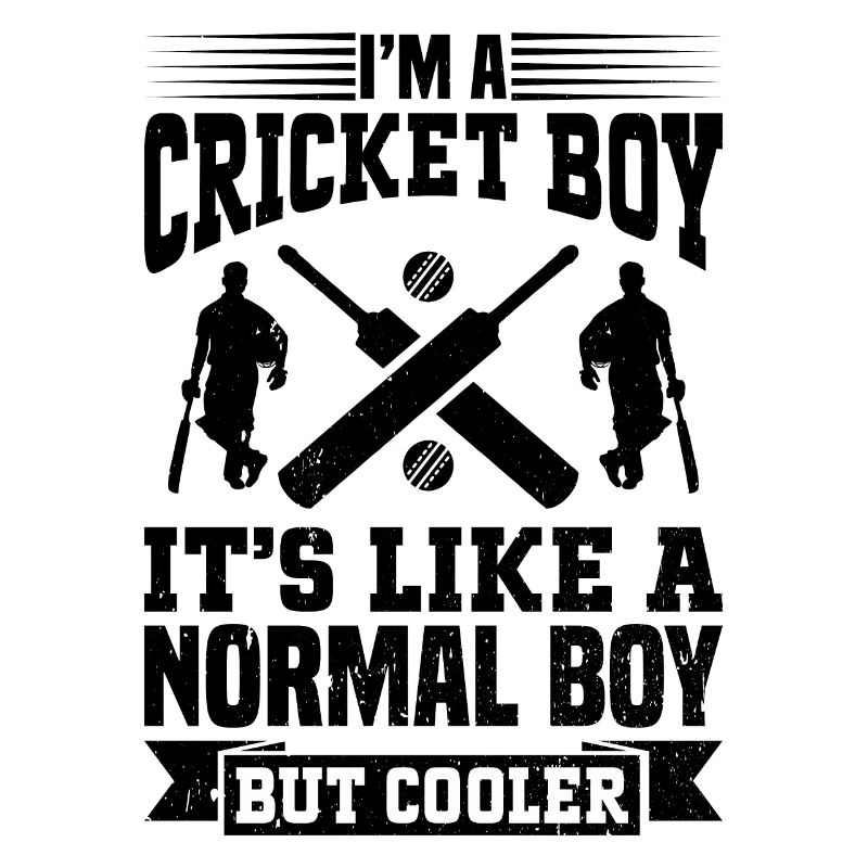 Je suis un garçon de cricket, c’est comme un garçon normal mais cool