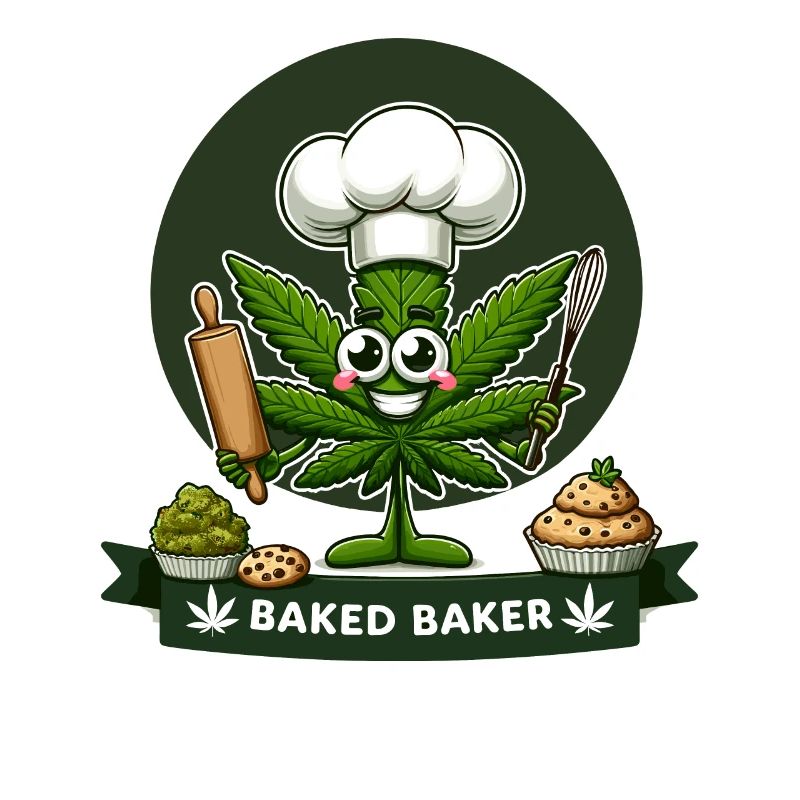 Baked Baker: Skurriles Design eines Cannabiskochs