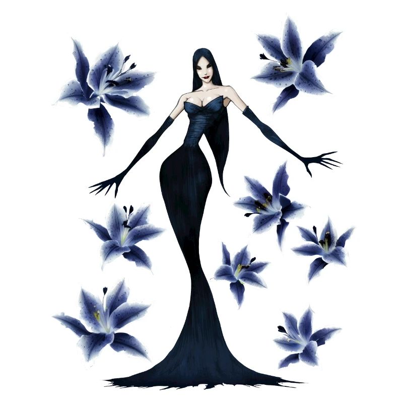 Lady lily bleu