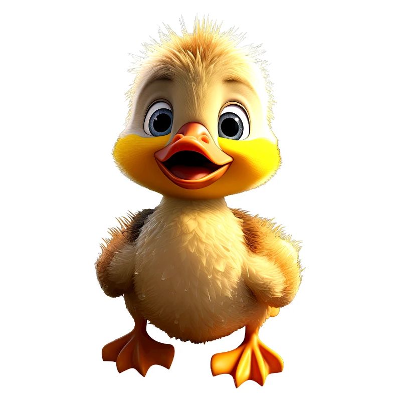 Canard Mignon Bébé Canard Poussin Canetons Canetons