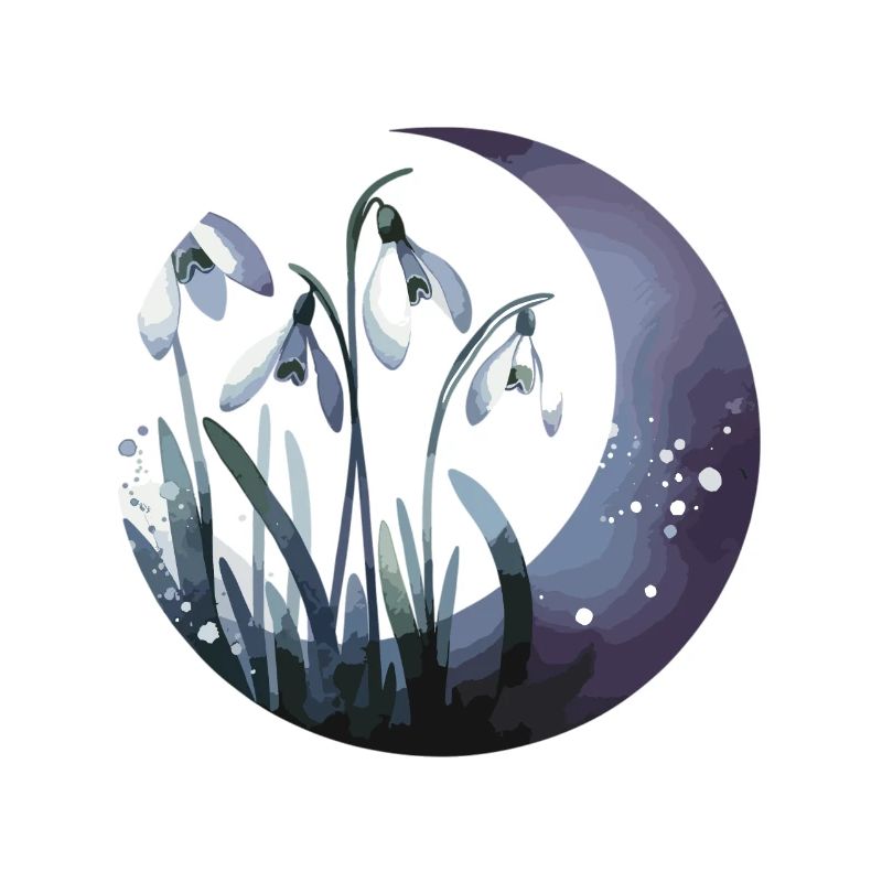 Perce-neige dessiné