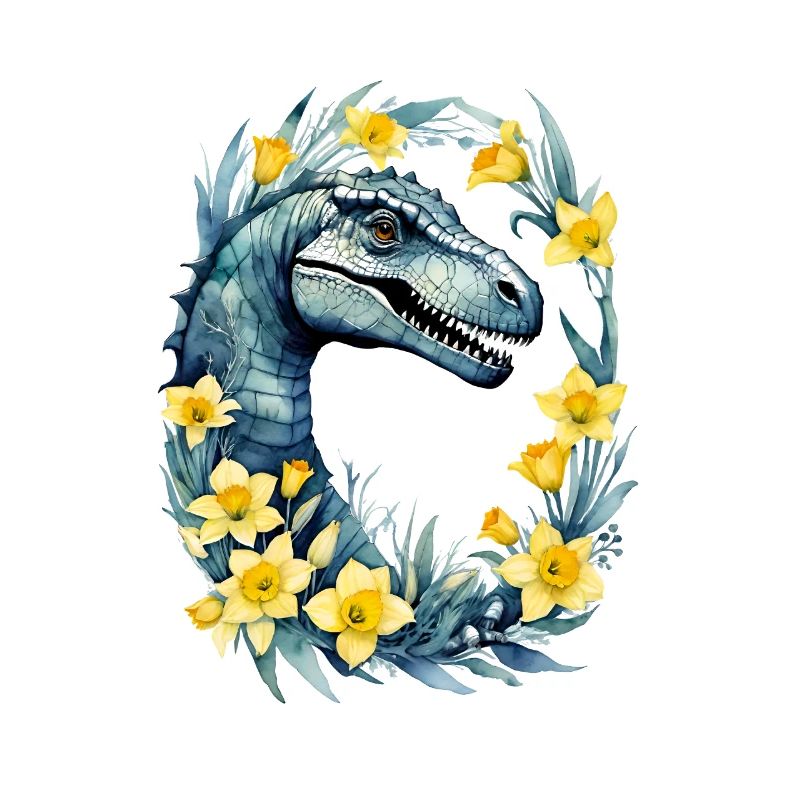 Trex Dinosaur Daffodils