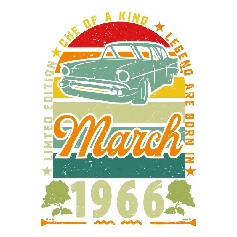 anniversaire mars 1966, Mars 1966, March 1966.
