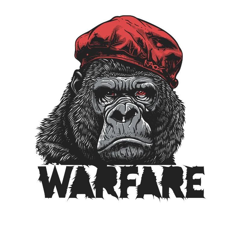 Parody design for a gorilla war