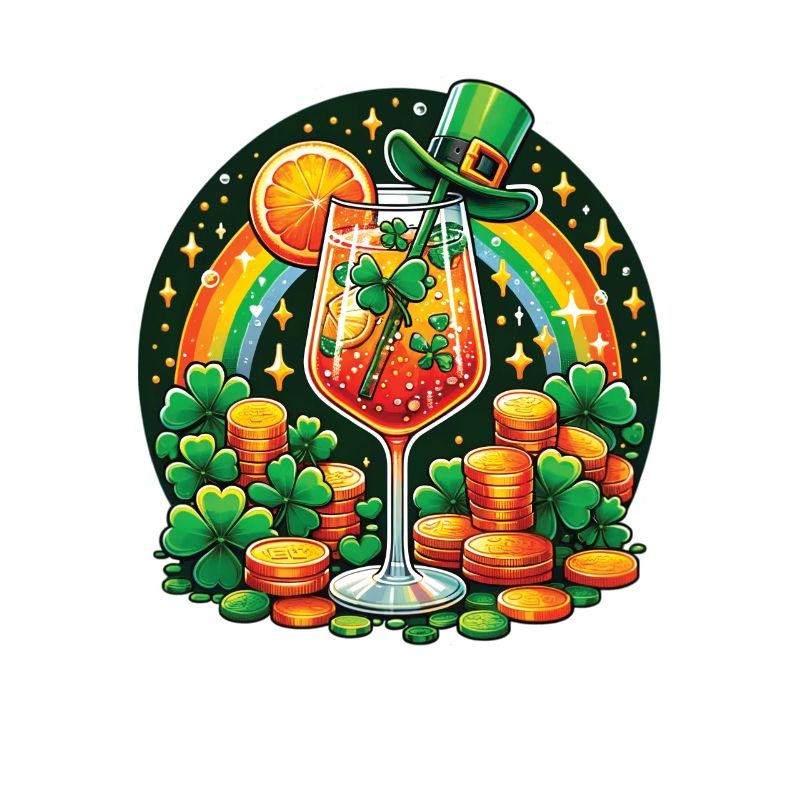 Fête de la Saint-Patrick Spritz Apéritif Célébrations Shamrock